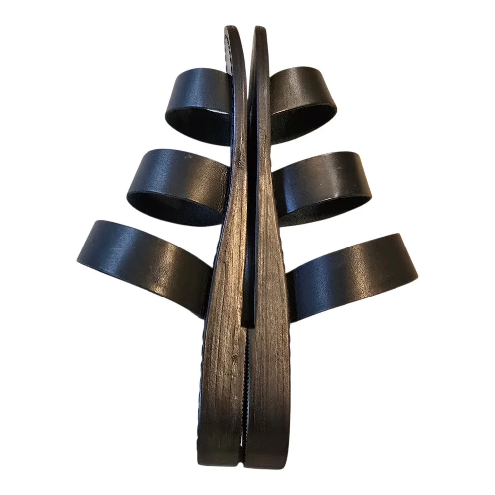 Chelsea Crew Trigg Leather Slide Sandal Womens Size 7 Black Vacation Beach NIB - Picture 6 of 11